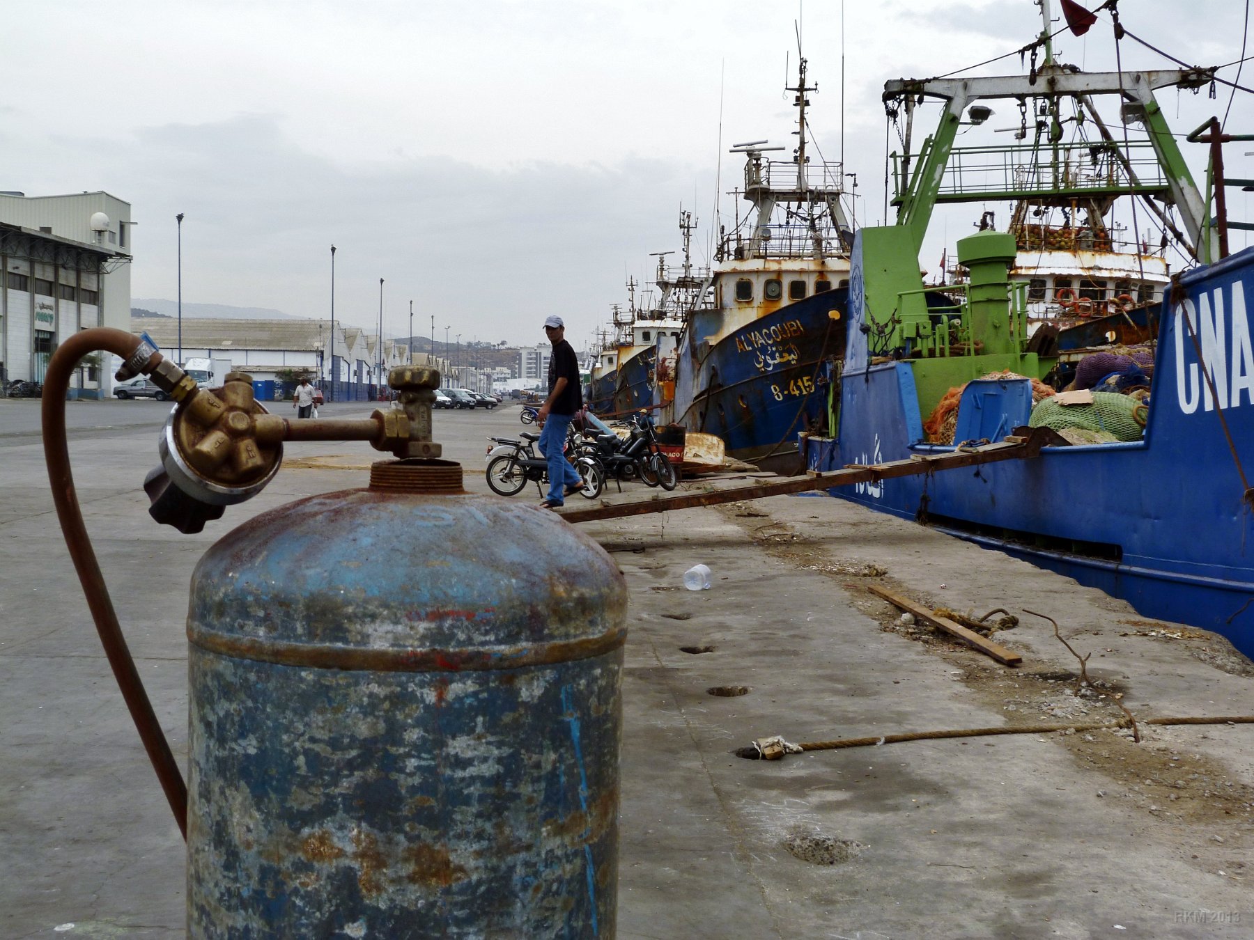 Agadir, Dans le port des chalutiers